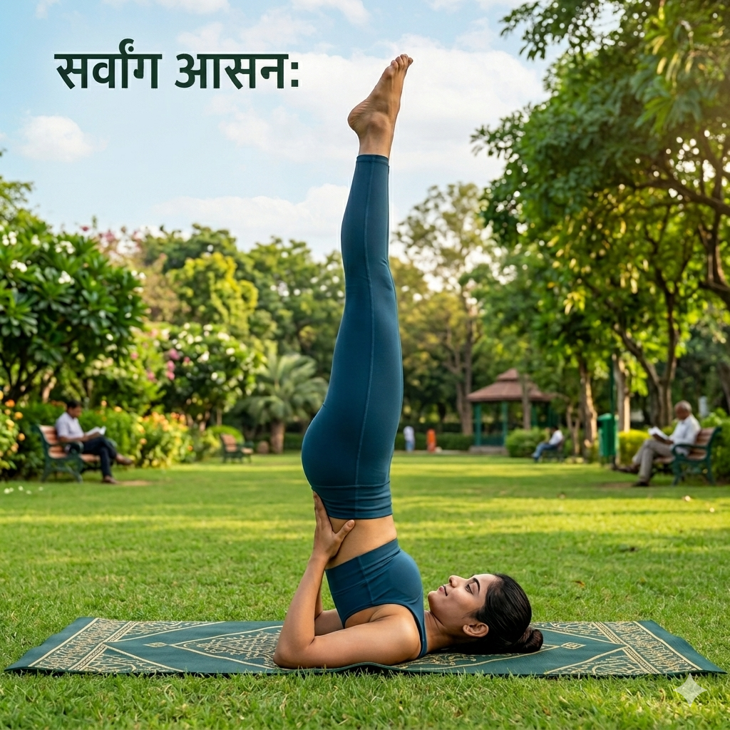 सर्वांगासन- थायरॉइड, पाचन और मानसिक स्वास्थ्य के लिए असरदार योगासन