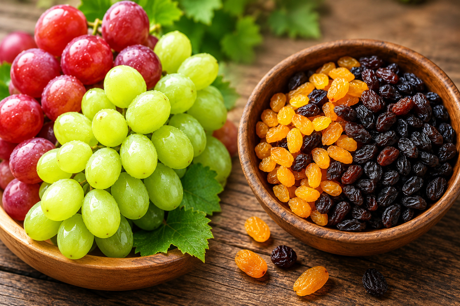 Grapes Vs Raisins