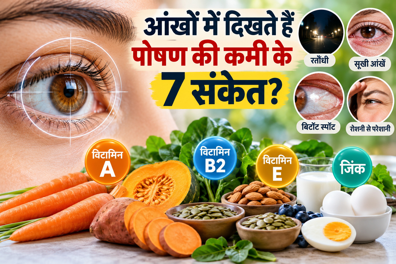 7 Eye Signs Nutritional Deficiency